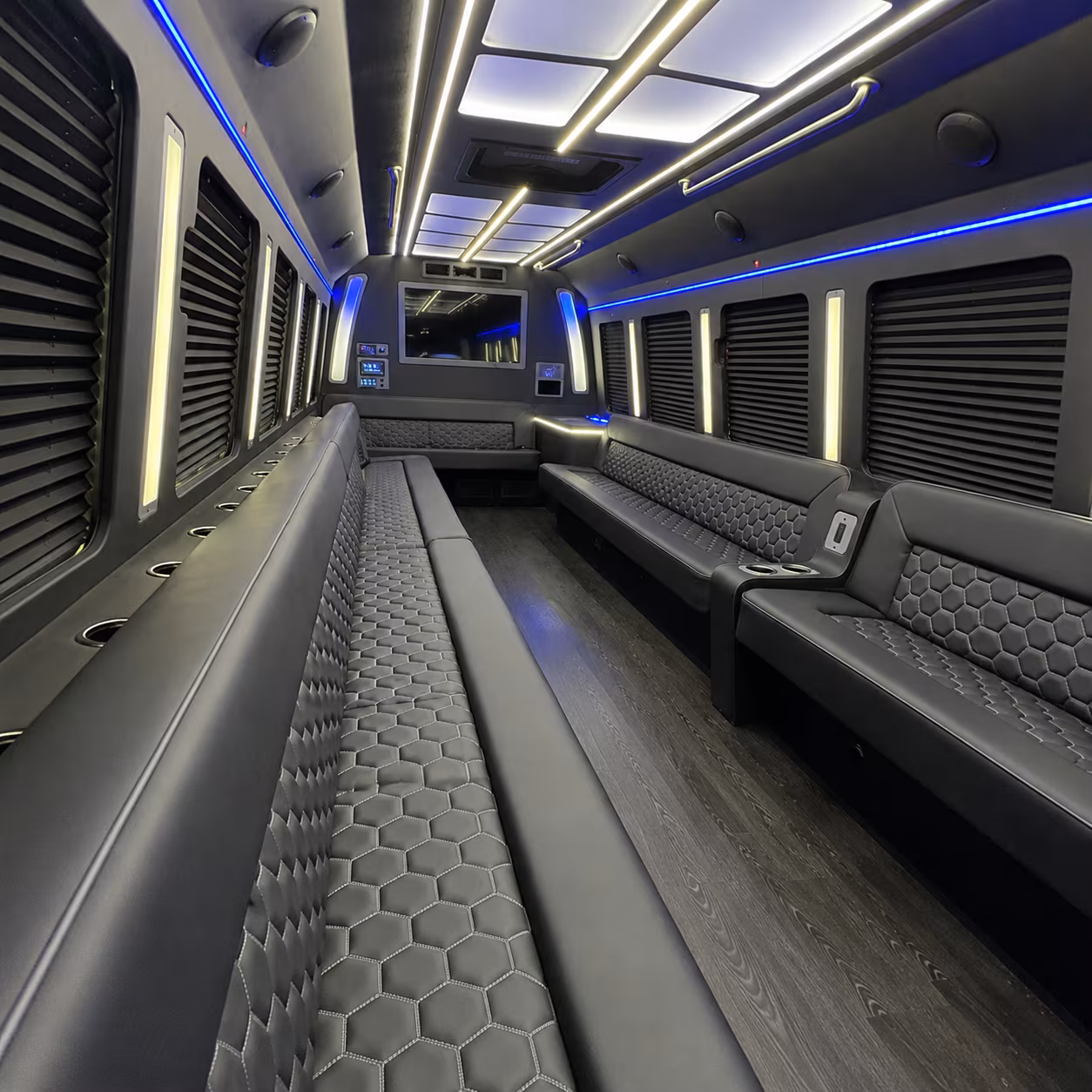 little rock holiday party bus rental