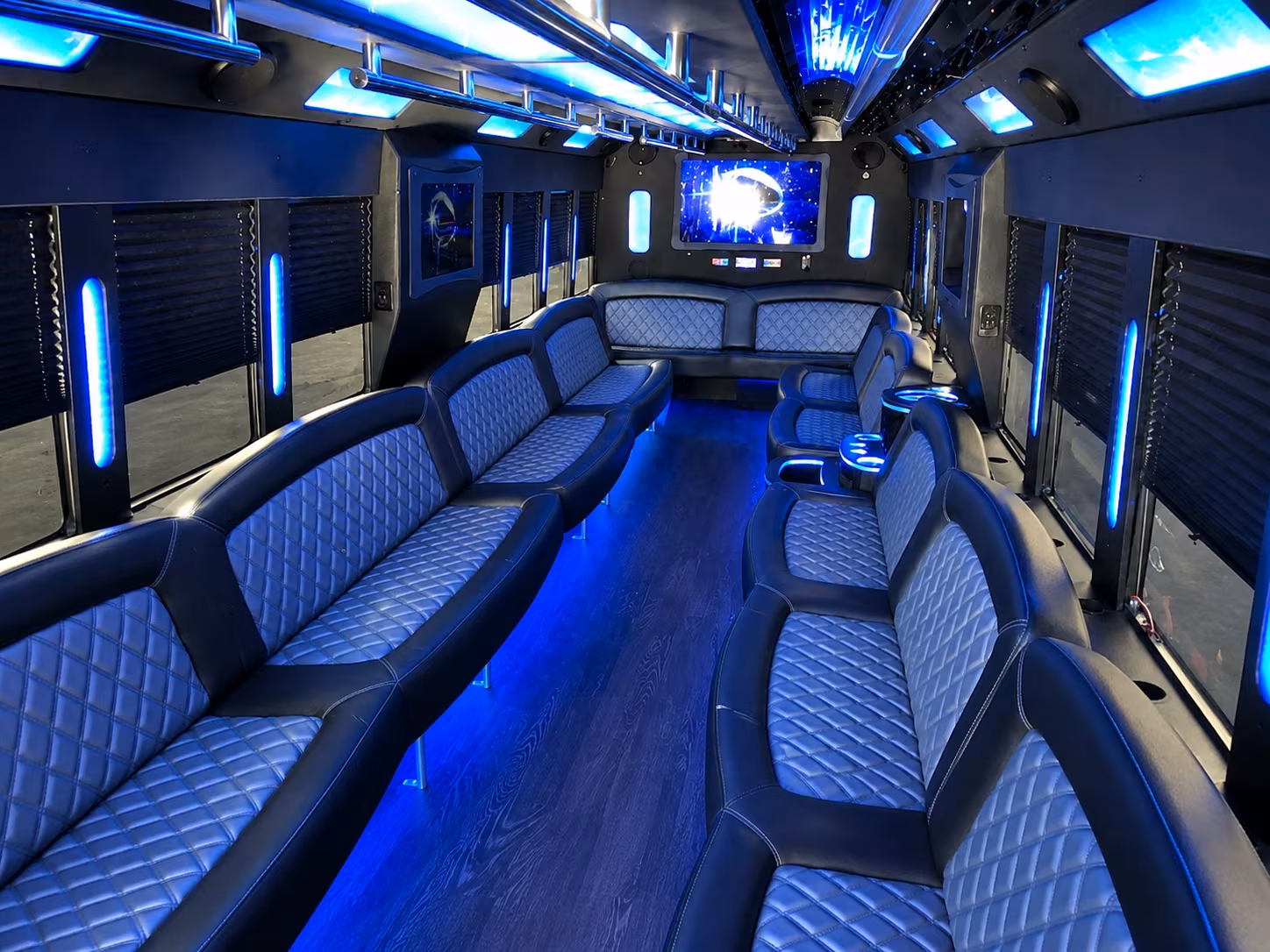 little rock night out party bus rental