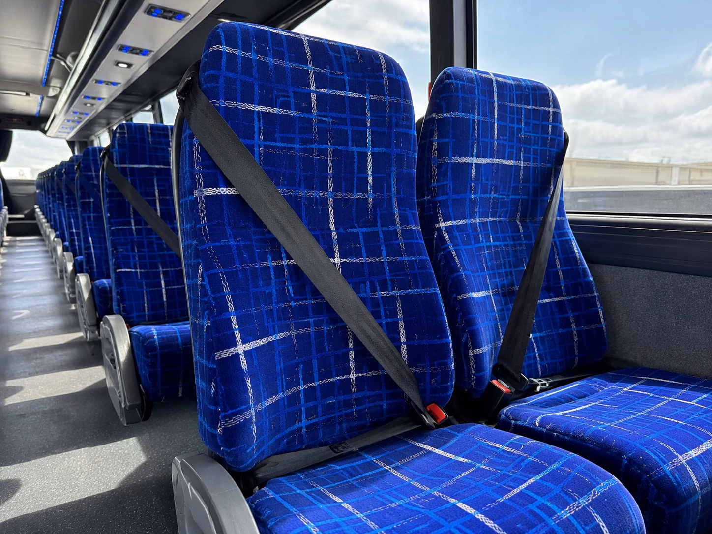 little rock school event transportation onboard seating