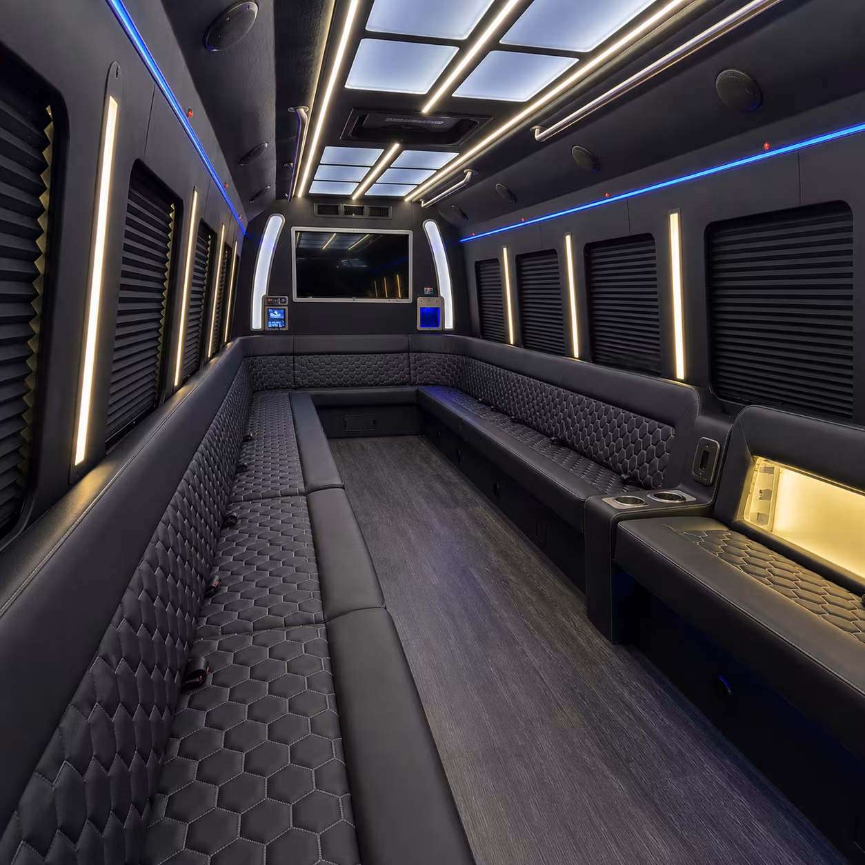little rocks river market district night out party bus rental